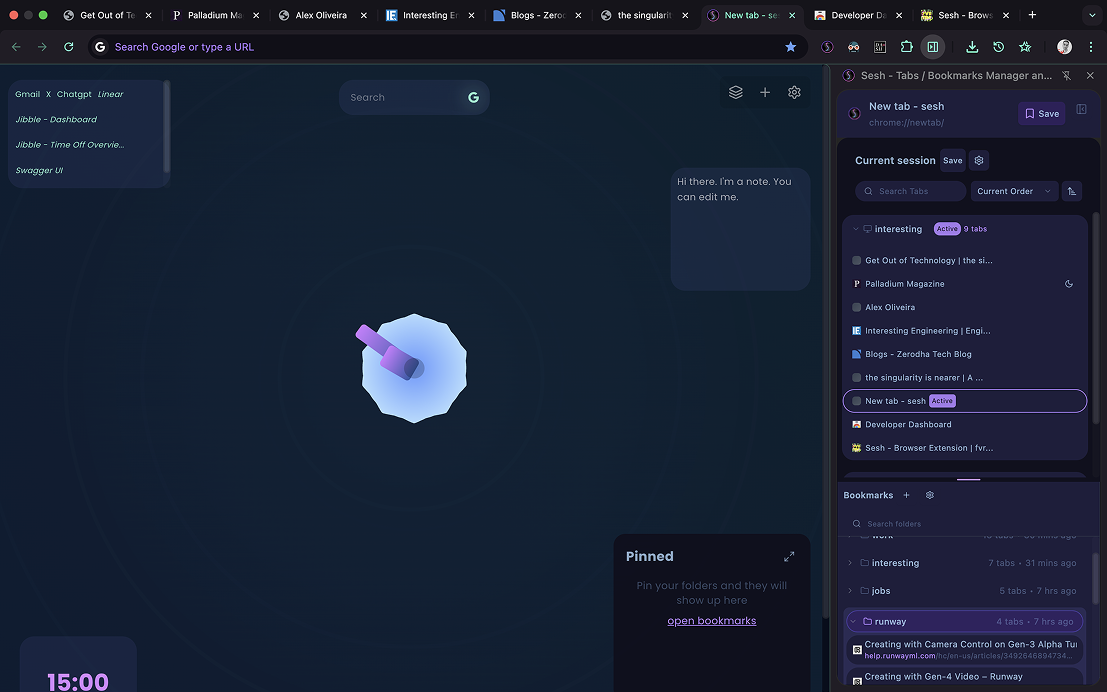 Beautiful New Tab Dashboard